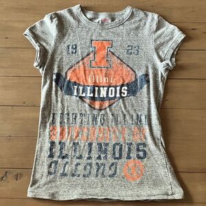 Soffe Heather Gray Illini T-Shirt